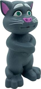 Zuurvi Talking Tom Cat with Recording, Music, Story and Touch Functionality, Voice, Stories and Songs