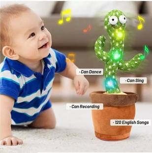 Seashot Talking & Dancing Cactus|Can Sing Wriggle & Repeat What You Say |