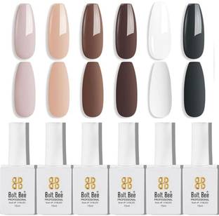 BOLT BEE Bolt Bee Gel Nail Polish Kit Set of 6 Soak Off (123+02+05+136+01+059)