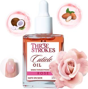 THR3E STROKES Naturale Revitalizing Cuticle Oil - Hydrating Oil For Repaired Cuticle Overnight
