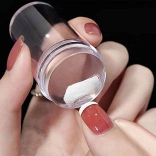 PPC COLLECTION 1 pc French Nail Stamper Clear Silicone Stamping Jelly