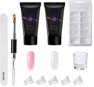 Coscelia Acrylic Poly Nail Gel Extension Set | Nail Art Combo Kit | Nail Arts at Home