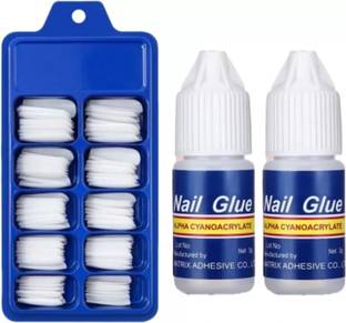 GROOVS Artificial nails and nails glue (pack of 3)
