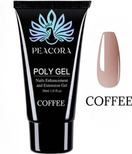 PEACORA Professional PolyGel nail extension Fast Build Nail Enhancement & Extension Gel