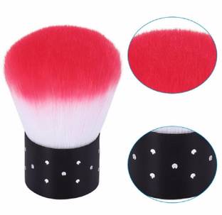 Proroop Nail Art Soft Cleaner Brush Mini Stainless Handle Remove Dust Small Angle