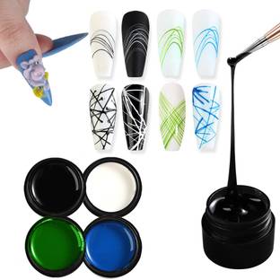 mapperz Spider Gel Nail Art Design Elastic Nail Gel For Line, Nail Art Decoration