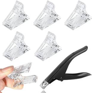 NAILWIND 5 PCS Nail Tips Clips for Polygel Nail Forms, Nail Tips Clips Kit for Polygel