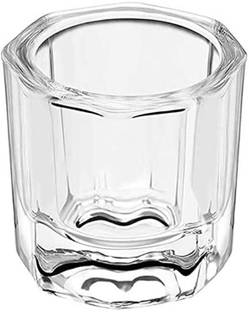 Gleevia Dappen Dish Cup for Nail Art Acrylic Liquid, Clear Glass Monomer Liquid Bowl