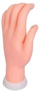Coscelia Nail Trainning Hand Flexible Soft Practice Plastic Mannequin Hand for Nail Art