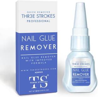 THR3E STROKES Nail Glue Remover for Quick & Easy Nails removal effective Nail Glue Dissolver