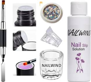 NAILWIND Polygel Slip Solution Liquid - 75ml Poly Nail Gel Slip Solutions