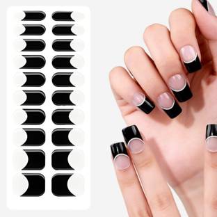 त्लीस्मी 20 Tips Self Adhesive Colored Gradient Style Semi-Cure Press-On Gel Nail Sticker
