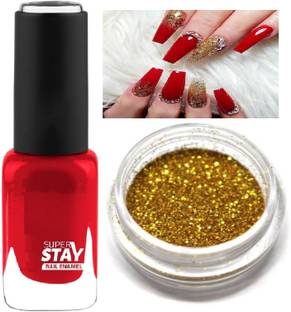 tanvi27 Nail Paint Velvet Matte Polish Loose Glitter Perfect for Nail Art