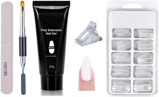 NPAH Poly Nail Gel Extension Kit for Nail Art Kit 5 IN 1