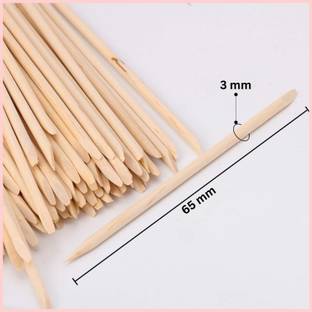 Hair line Wooden Nail Art Sticks, Double Sided Cuticle Pusher Remover Manicure-Pedicure