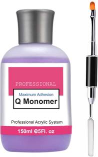 Syco Style Monomer Acrylic Nail Liquid & 2in1 Nail Brush - 150ml