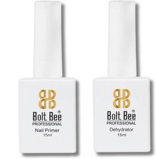 BOZLIN Nail Dehydrator and Primer, Acid Free Natural Nail Prep Dehydrate & Primer Set