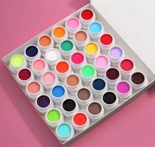 feelhigh 36 Colors Nail UV Gel Kit Soak off Led Nail Art Pure Color Gel Paint Color