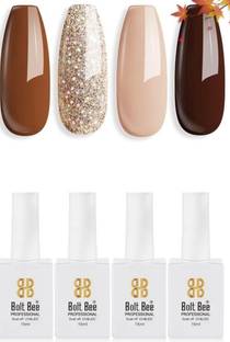 BOLT BEE Gel Nail Polish, Super Glossy, Quick Drying, Set 15ml Each (136,88123,62)