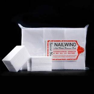 NAILWIND Nail Cotton Pads 1000 Pcs Nail WipesNail Art Gel Polish Remover Cotton Pads