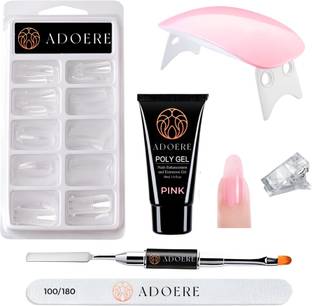 Adoere Professional Poly Gel Nail Extension Kit for Builder UV Nail Extensions