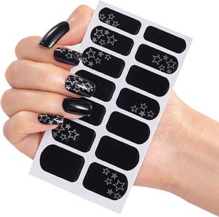 The Canvas Arts 3D Nails Stickers Women,Girls,Waterproof Nail Art Glittery Luxury Extension Self