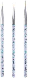 RANORE 3Pcs/Set Nail Pen Easy To Use Tip Head Artwork Making Delicate