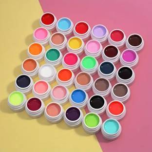 feelhigh 36 Colors Nail UV Gel Kit Soak off LED Nail Art Pure Color Gel Pod UV Gel Polish