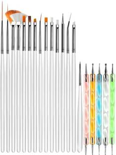 Koccido Nail Art Design Dotting pen with Painting Brush Set Kit -20 Pieces