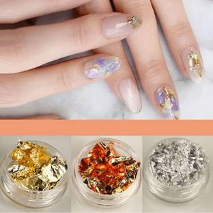 FASHIONLOOK 3 Colors Nail Art Foil for Nail Designing