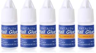 My Colors Professional Strong Nail Glue for Fake Nails - Nail Tips 3g (Pack of 5)