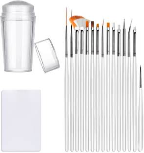 Scheibe 1 pc Nail Stamper and 15 pcs Nail Art Brushes