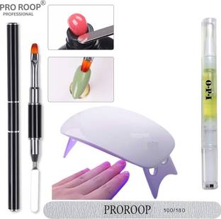 Proroop Poly Nail Extension Gel Kit for Builder Gel UV Nail Art Kit Nail Extension Set