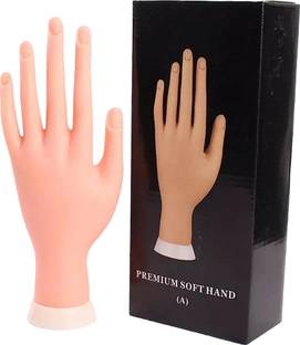 Das Dnails 1pc Soft, flexible Plastic Fake Hand for Nail Art Practice