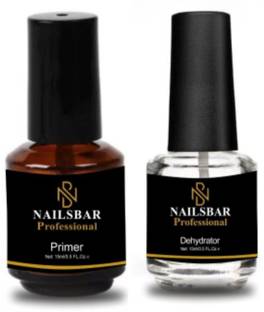 NAILSBAR Professional Nail Art Transparent Nail Dehydrator+Primer Air Dry Nail