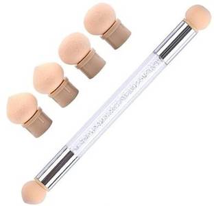 banira Sponge Nail Art Tool Pen Dual Head Nail Sponge Brush
