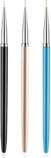 NAILWIND 3PCS Nail Art Liner Brushes, UV Gel Painting Acrylic Nail Design