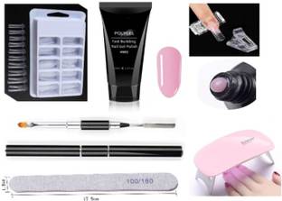 KISANPATEL nail art poly gel set of 6 nail kit for nail extansion