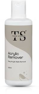 THR3E STROKES Acrylic Nails Remover | Nail Gel Remover | Soak Off Gel Remover for Nails 100ml