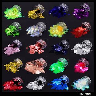 Vintager Resin Art Sequance Fung Set Of 20 Colors For Epoxy Resin DIY Craft,Nail Art
