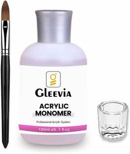Gleevia Professional Purple Liquid Monomer for Acrylic Powder Nail Extension Combo 150ml