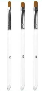 NAILWIND 3pcs Gel Brush Set 6no.8no.10no Nail Brushes Nail Art Tips