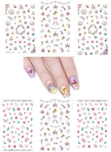 HINSHITSHU Super Look Nail Art Sticker ( Set of 6 )