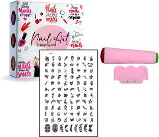 Royalkart Nail Art Stamping Jumbo Image Plate With Double-Sided Stamper & Scraper(XY09)