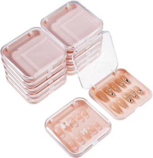 MOLLY MINX 6 PCS Press on Nail Storage Box Nails Display Storage Container Transparent