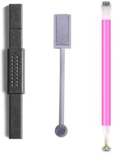 Gleevia DIY 3D 5D 9D CatEye Gel Polish Magnetic Stick For Nail Art (Combo Pack of 3)