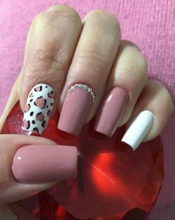 Thenailpalace ARTIFICIAL DESIGNED CHITAH PRINTED REUSABLE PRESS ON NAIL (PACK OF 24)