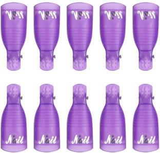 NAILWIND 10Pcs Acrylic Nail Art Soak off Clip Cap UV Gel Polish Remover Wrap Nail Tool