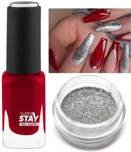 tanvi27 Gel Nail Polish WITH Glitter Shine loose powder