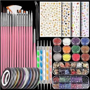 VENALISA Nail Art Kit with Nail Glitter & Nail Sticker